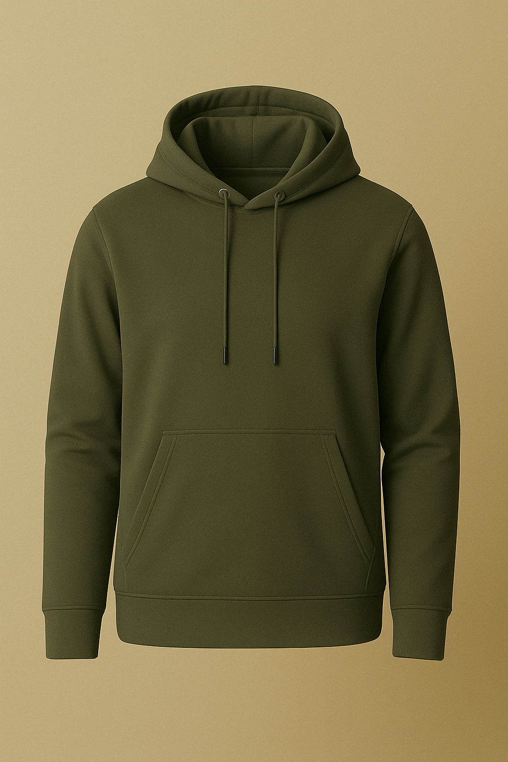 Pull à Capuche - Kaki