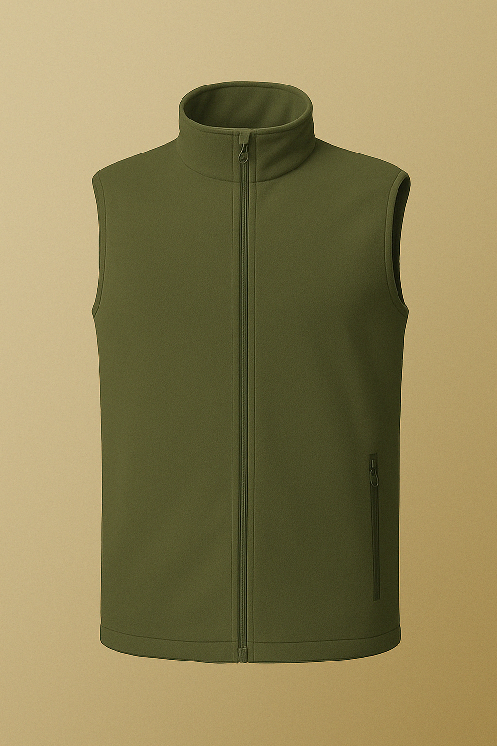 Veste Polaire Sans Manches - Kaki