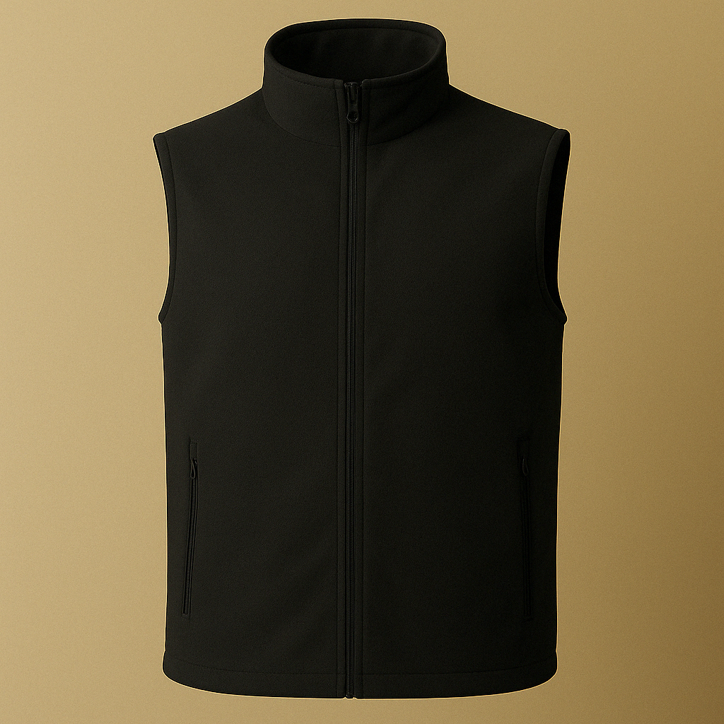 Veste Polaire Sans Manches - Noir
