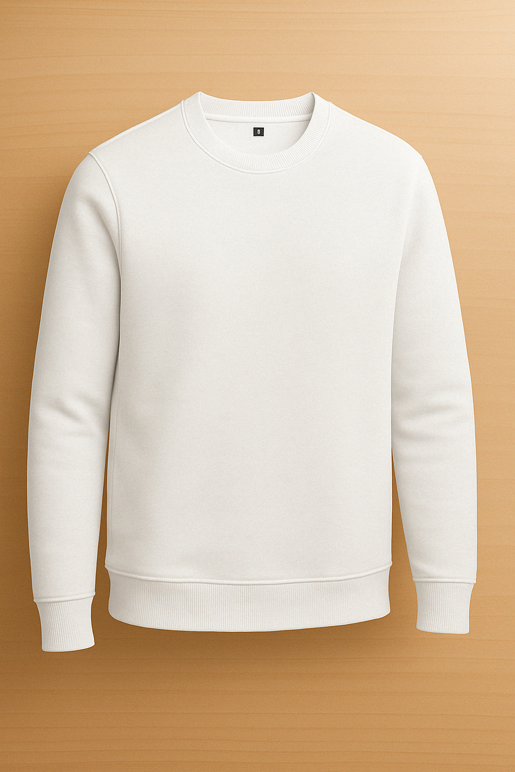 Pull Col Rond - Blanc
